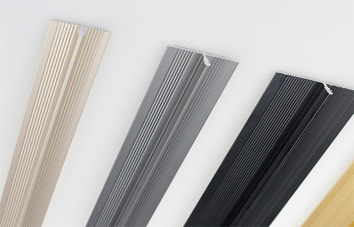 Aluminum profiles T molding edge banding trim strip