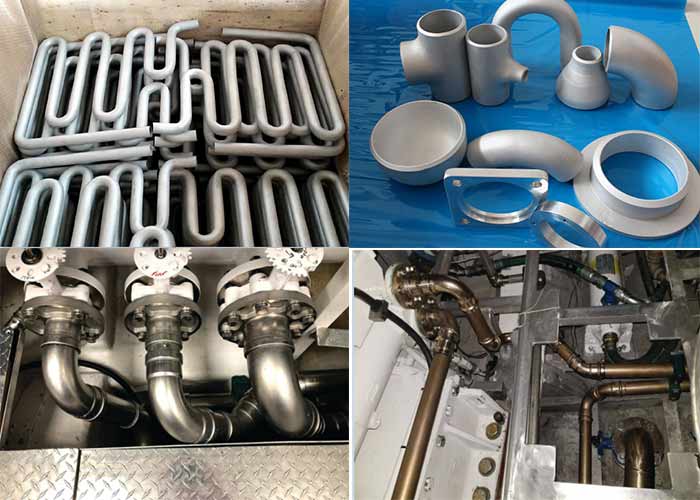 Aluminium pipe fittings supplier for Marine Engineering